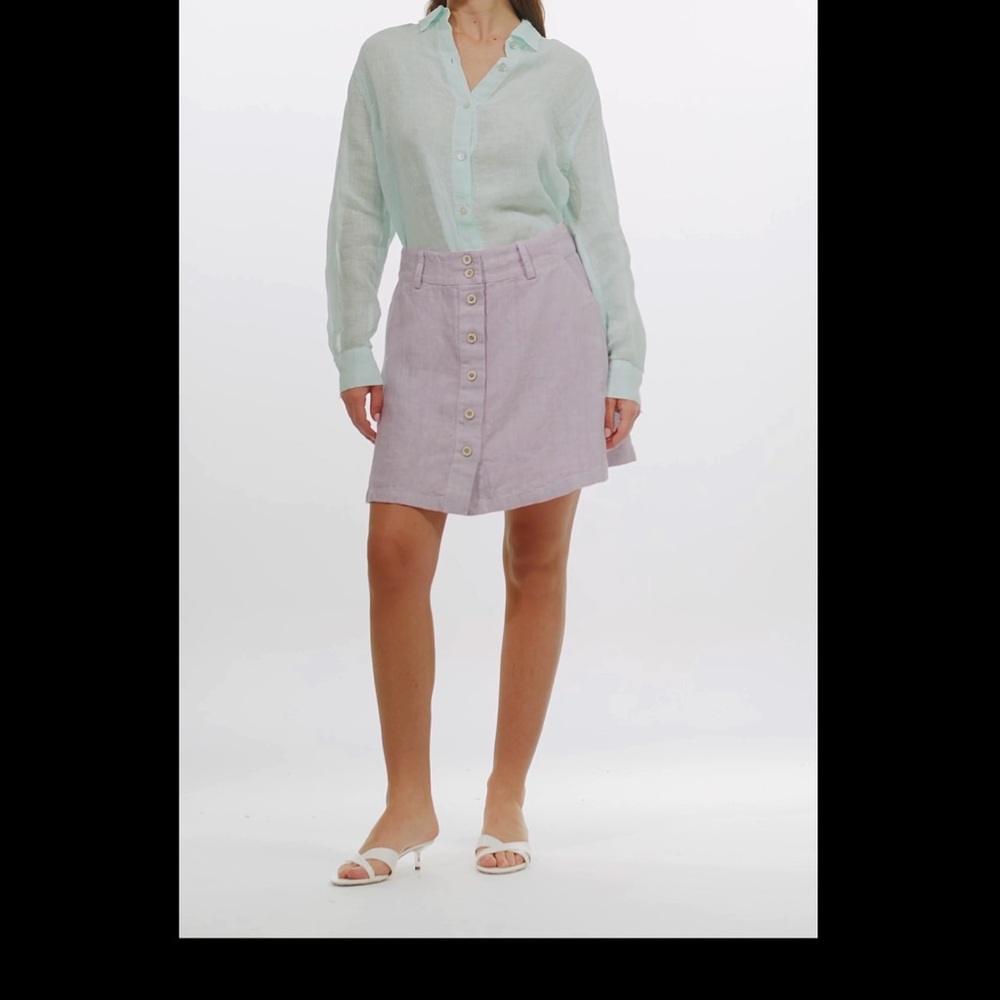 New Haris Cotton -  pink Women's Button-Up Top - Picture 11 of 16